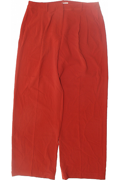 Dámské Kalhoty Rovné Červené Vel. 42