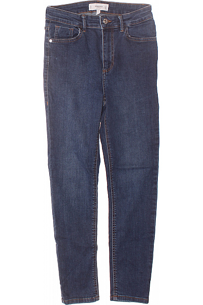 MANGO Dámské úzké Modré Second Hand Vel. 34