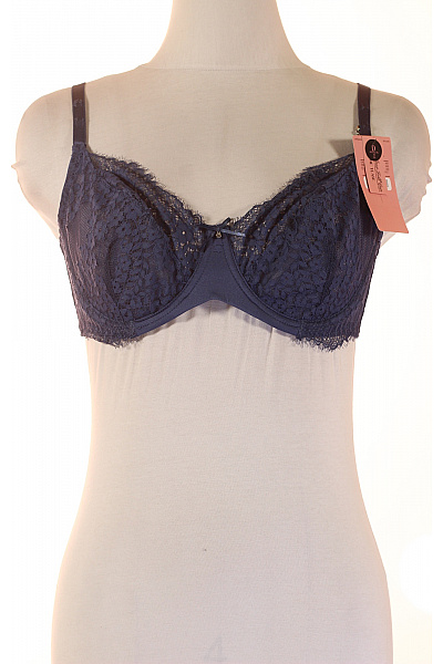 Hunkemoller Podprsenka Krajková Modrá S Měkkými Košíčky Velikost 80D