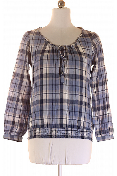 TOM TAILOR Vzorovaná  Halenka Modrá Vel. 38