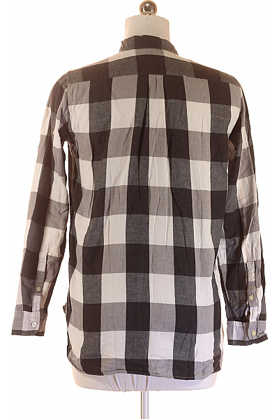 Kostkovaná Dámská Košile Černobílá Gap Vel. M