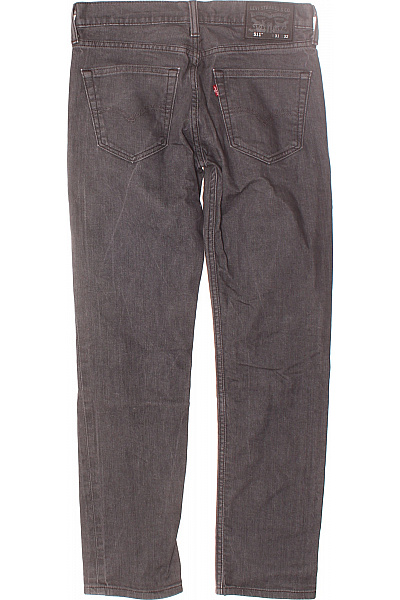 Pánské Rovné Džíny Šedé LEVIS Second hand Vel. 31/32