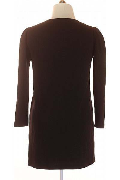 MANGO Tričkové  Šaty Černé Vel. L