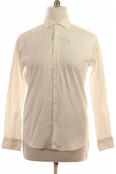 Hugo Boss Pánská bavlněná košile dlouhý rukáv elegantní business vypasovaná bílá Vel. l | Hugo Boss | obrázek 2