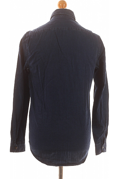 SAMSOE Riflová Pánská Košile Modrá Vel. S | SAMSOE | obrázek 3