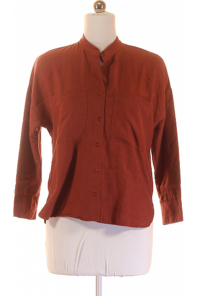 Společenská Dámská Košile Hnědá MANGO Vel. M