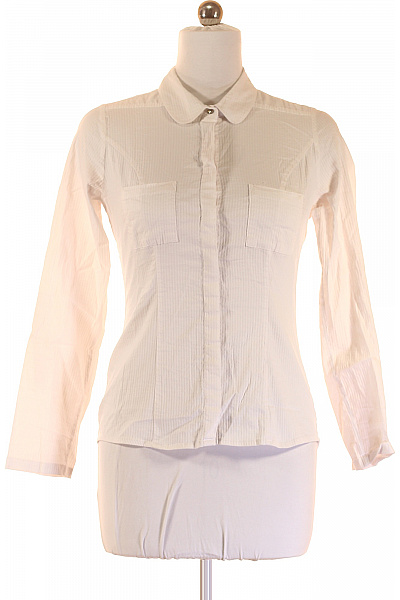 Next Vzorovaná Dámská Košile Bílá Vel. 40