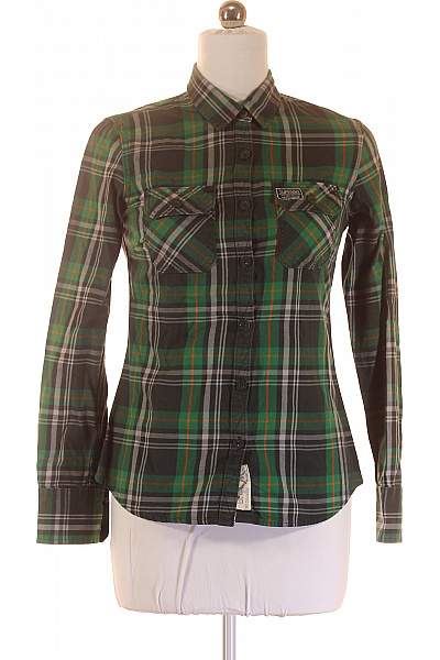 SUPERDRY Dámská Košile Zelená Vel. M