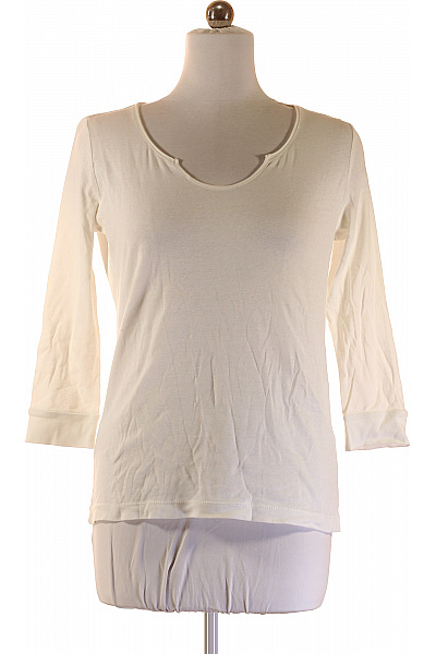 Jednoduché Dámské Tričko Bílé Esprit Vel. M