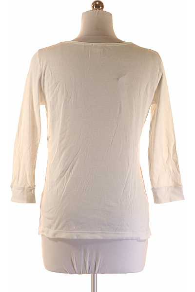 Jednoduché Dámské Tričko Bílé Esprit Vel. M