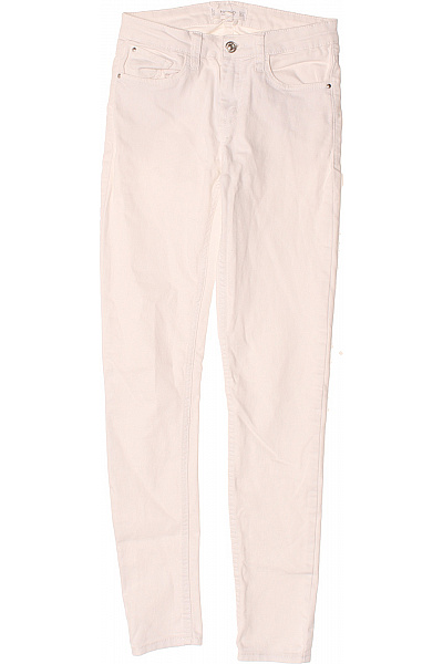 MANGO Dámské Džíny Bílé Vel. 34