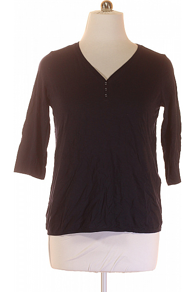 CECIL Jednoduché Dámské Tričko Modré Vel. XL