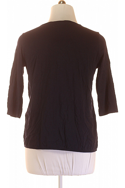 CECIL Jednoduché Dámské Tričko Modré Vel. XL