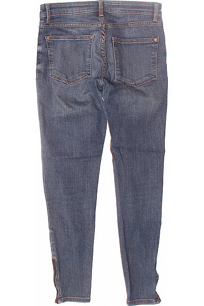 MANGO Dámské Džíny Modré Second hand Vel. 36