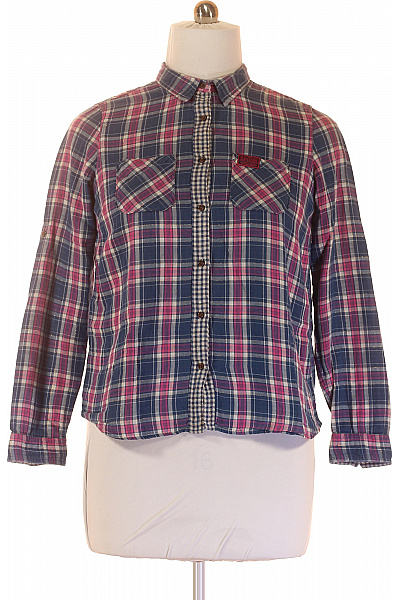 Dámská Košile Fialová SUPERDRY Vel. L