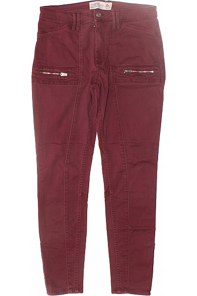 Abercrombie&Fitch Dámské Džíny Vínová Vel. 28/29