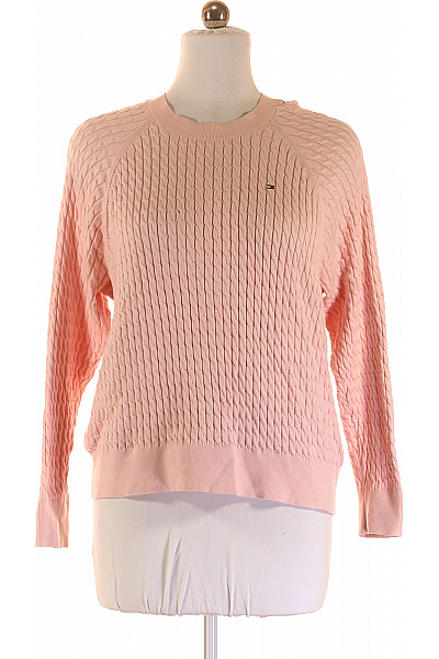TOMMY HILFIGER Dámský Pulovr Růžový Vel. XL