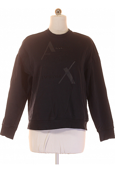 Dámská Mikina Bez Zapínání Modrá ARMANI Vel. M