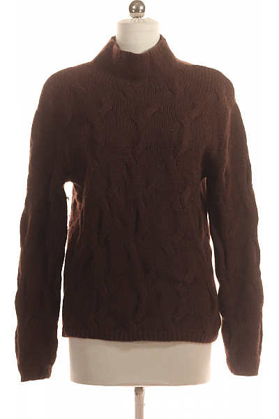 Dámský Svetr Vlněný Hnědý Vel. XS