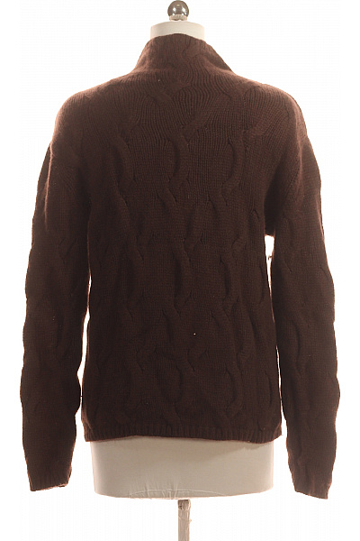Dámský Svetr Vlněný Hnědý Vel. XS | Emilio Sarto | obrázek 2