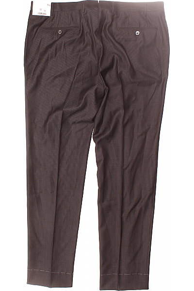 CORNELIANI Společenské Pánské Kalhoty Šedé Vel. 56