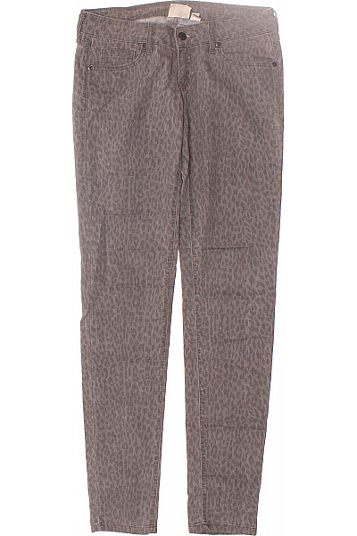 MANGO Dámské Džíny Šedé Second Hand Vel. 38