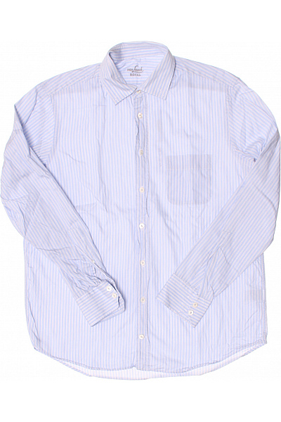 Pánská Košile Modrá Van Laack Second Hand Vel. L