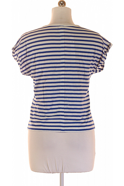 VERO MODA Dámské Tričko s Potiskem Modré Vel. M