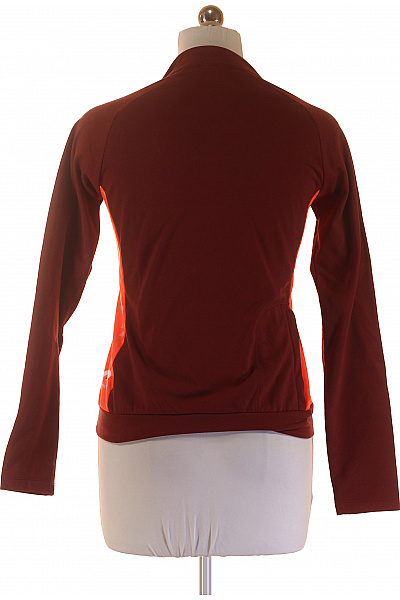 Funkční Dámská Mikina Vínová Vel. 38