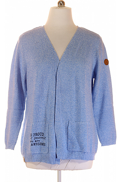 Dámský Svetr Modrý Vel. 46