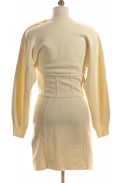 Maje Šaty Bílé Second hand Vel. 36