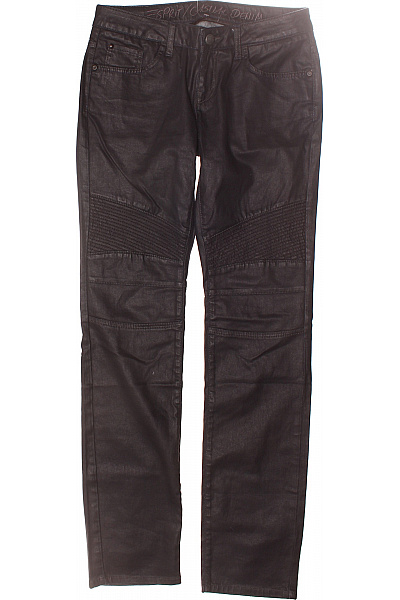 Esprit Dámské Kalhoty Rovné Černé Second hand Vel. 31/36