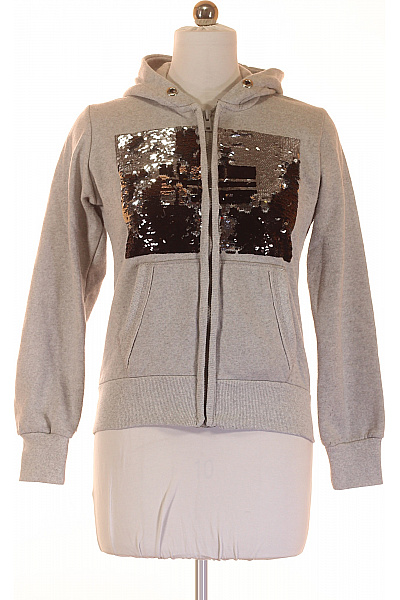 Dámská Mikina Rozepínací Šedá Geographical Norway Vel. L