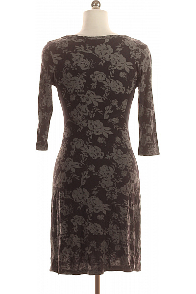  Šaty s Květinovým Potiskem Šedé Fat Face Second hand