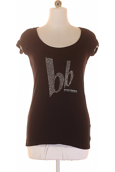 Bruno Banani Dámské Tričko s Potiskem Černé Vel. 40