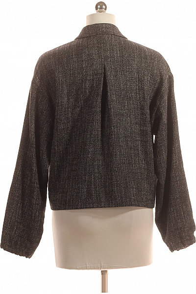 S.OLIVER Dámský Kabát Černý Second hand Vel. 34