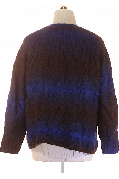 LACOSTE Dámský Pulovr Alpacový Modrý Vel. XXL