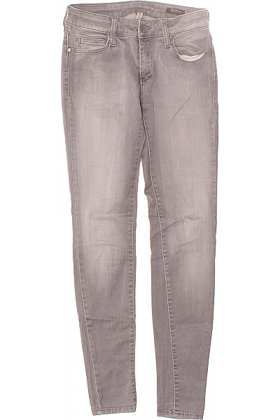 MANGO Dámské Džíny Šedé Second hand Vel. 36