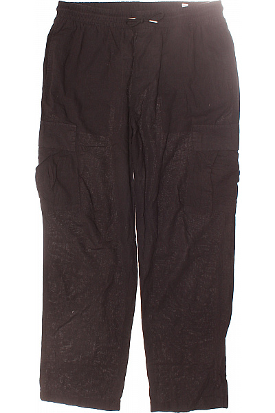 Pánské Kalhoty Kapsáče Černé JACK & JONES Vel. M