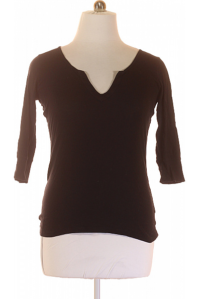 Jednoduché Dámské Tričko Černé Blaumax Second hand Vel. XL