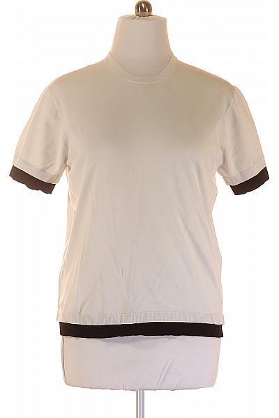 Dámské Tričko Bílé Neil Barrett Second Hand Vel. L