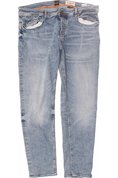 Hugo Boss Pánské Rovné Džíny Modré Vel. 32/36