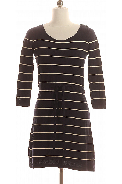 MANGO  Šaty Pletené Modré Vel.  S