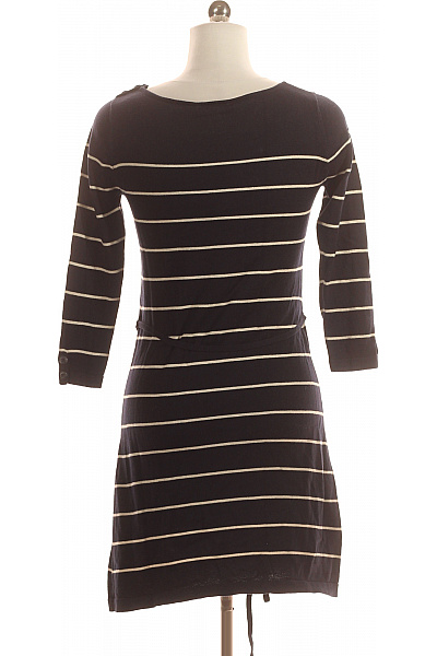 MANGO  Šaty Pletené Modré Vel.  S