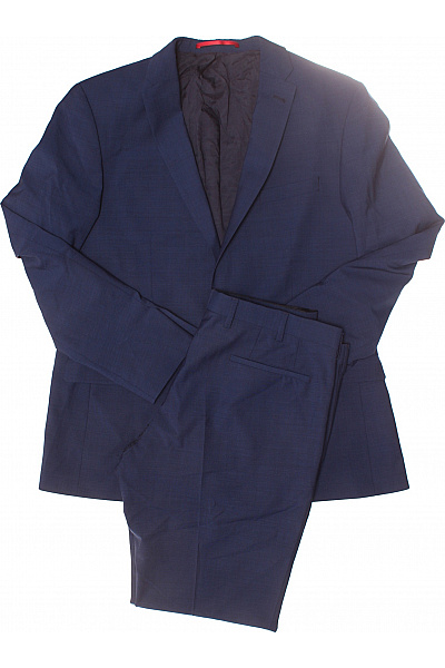 Pánský Společenský Oblek Modrý ROY ROBSON Vel. 54