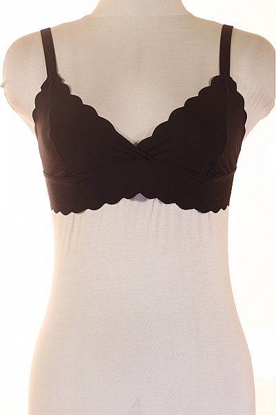 Dámská podprsenka braletová hladká hnědá Vel. s | Unimoda | obrázek 2