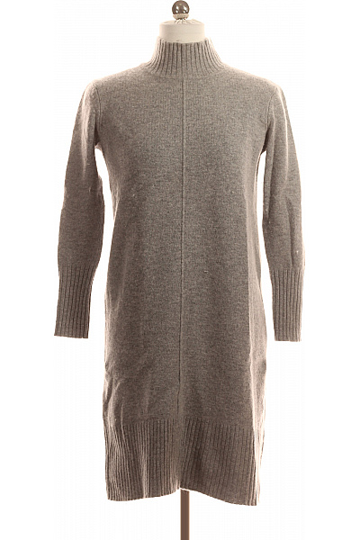 ESISTO  Šaty Pletené Šedé Vel. XS
