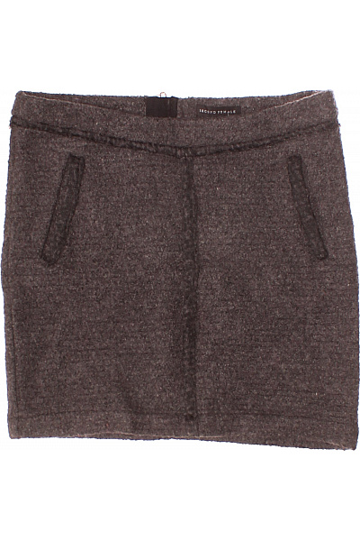 Sukně Vlněná Šedá SECOND FEMALE Vel. S