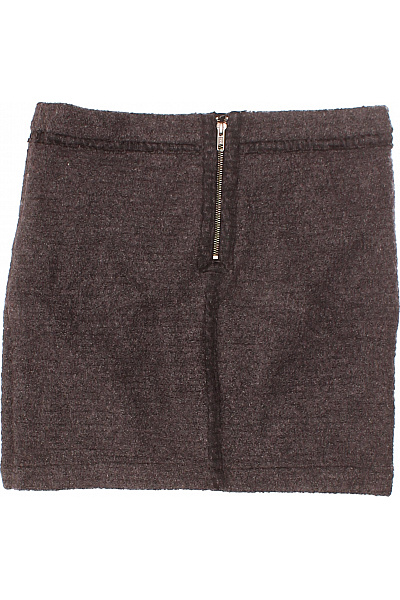 Sukně Vlněná Šedá SECOND FEMALE Vel. S