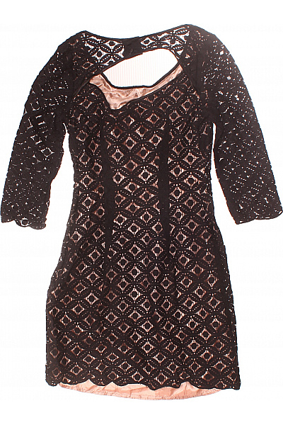 Lipsy  Šaty s Krajkou Černé Second hand